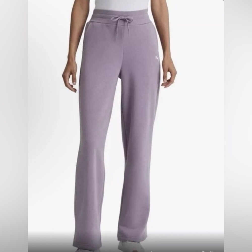 Puma Ladies' Fleece Straight Leg Pant Purple Size XXL NWT
